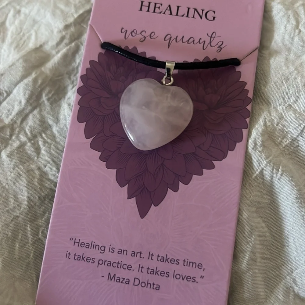 Rose Quartz Healing Necklace